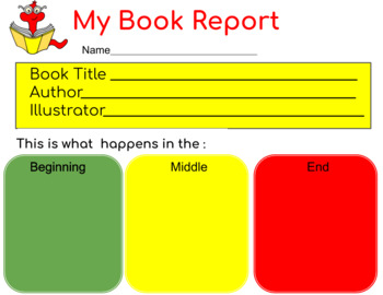 Preview of Book Report