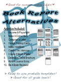 Book Report Alternatives- 10 Activities!