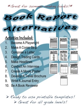 alternative book report activities