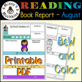 Book Report / Book Assessment / Guided Reading ** August *