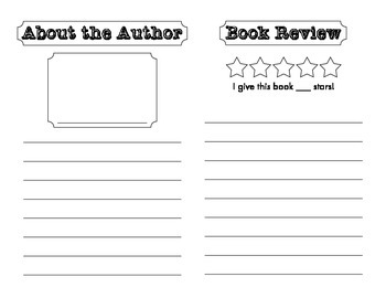 Blank Book Cover Template Printable from ecdn.teacherspayteachers.com