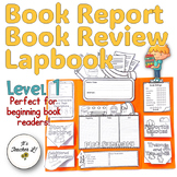 Book Report Book Review Lapbook Project ELA 4th 5th 6th Gr