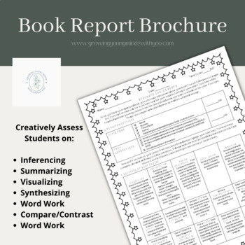 Preview of Book Report Brochure