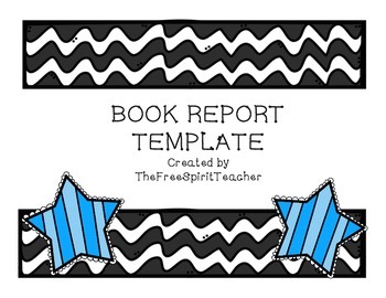 Preview of Book Report Brochure Template