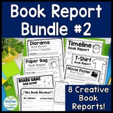 Book Report Bundle #2: 8 Best-Selling Book Report Template