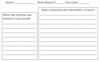 Preview of Book Report COMPLETE Common Core Alligned Packet
