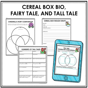 cereal box biography book report