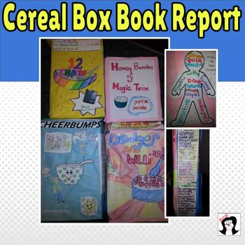 Preview of Book Report: Cereal Box Book Report