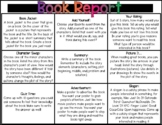 Book Report Choice Board