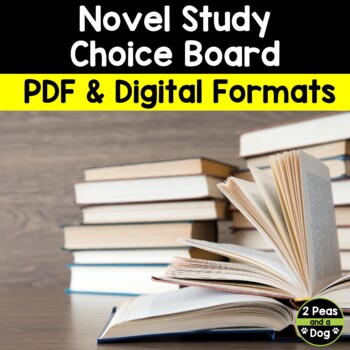 Preview of Novel Study Choice Board 9 Activities For Any Novel