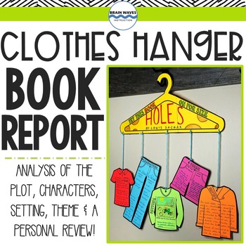 Preview of Book Report, Clothes Hanger Book Mobile Reading Project