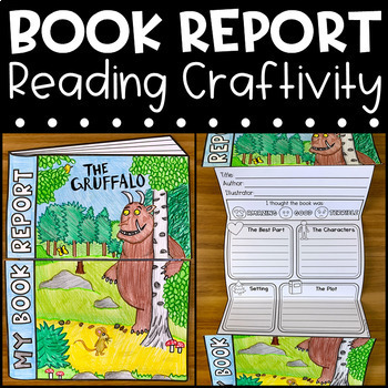 Preview of Book Report Craftivity
