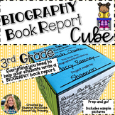 Book Report Cube | Biography | 3rd Grade