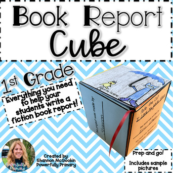 Preview of Book Report Cube | Fiction | 1st Grade