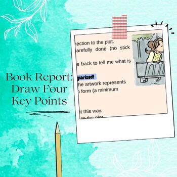 Preview of Book Report:  Draw Four Key Points