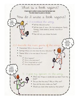 Preview of Book Report Example: What is it? How do I write a book report?  Show me!