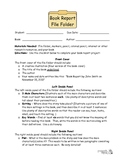 Book Report File Folder Project - fun & creative!