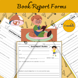 Book Report Forms,  Fiction, Non-fiction, Biography, Myste