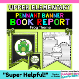 Book Report Template: Frog Theme: Book Review Form