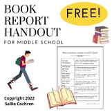 Book Report Handout for Middle School