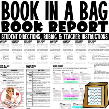 Preview of Book Report  - Book in a Bag