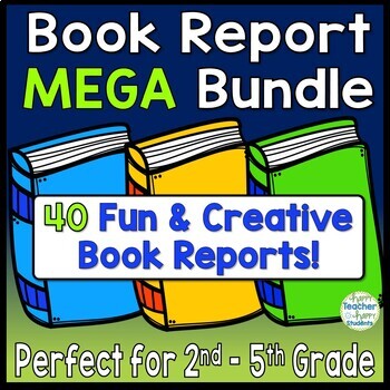 Preview of Book Report MEGA Bundle! 40 Best-Selling Book Report Templates, 2nd - 5th Grade