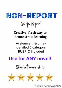 Preview of Book Report "Non Report" Project for AP Lang or any ELA/Reading course