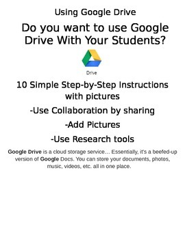 Preview of Incorporate Technology- Use Google Drive with Students
