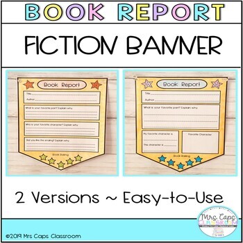 Preview of Book Report Banner 2nd & 3rd Grade
