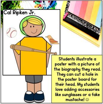 biography book report poster