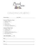 Book Report Project & Presentation Rubric