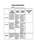 Book Report Project Rubric: Creating a picture book version