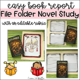 Book Report Project for ANY Novel: File Folder Book Report