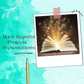 Preview of Book Report Projects/Presentations