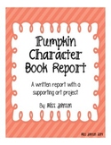 Book Report - Pumpkin Characters