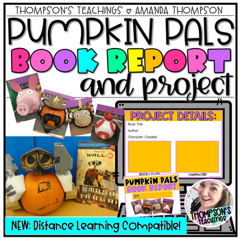 Preview of Book Report Pumpkin Decorating Project - Fall Book Repot - Digital