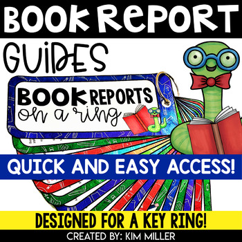 Preview of Book Report Reference Guides for a Key Ring