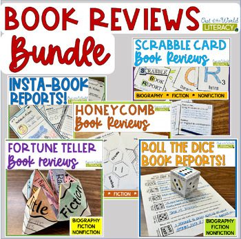 Preview of Book Report Review Games Bundle