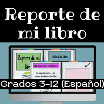 Preview of Book Report- SPANISH Reporte de mi libro
