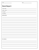 Book Report Template