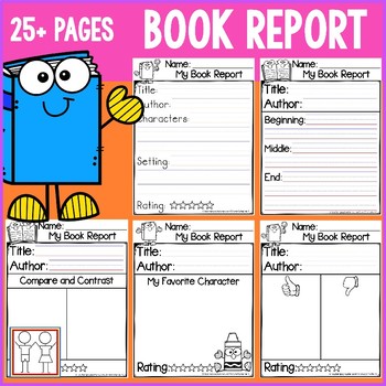 book report kindergarten