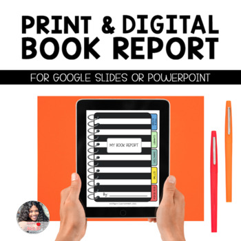 Preview of Book Report Template | Book Review | Story Elements | Print and Digital