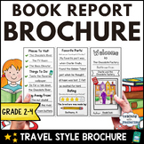 Book Report Template Brochure for 2nd 3rd 4th Grade - Fict