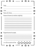 Book Report Template (English and Spanish)