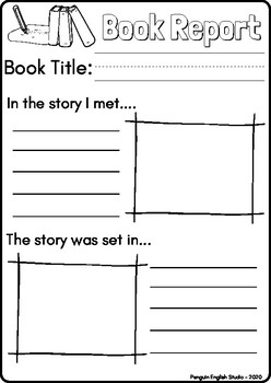 book report lesson plans template