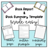 Book-Report-Template-for-5th-Grade 4th & 3rd grade