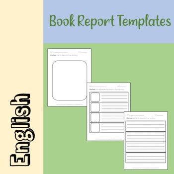 Preview of Book Report Templates