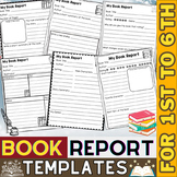Book Report Templates | Simple Book Review Templates | 1st