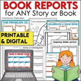 Book Report Templates & Story Map Graphic Organizers Story