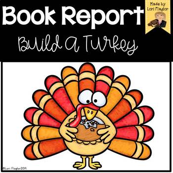 Preview of Book Report- Thanksgiving Build a Turkey